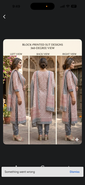 Elegant Maheshwari Suit with Dupatta
