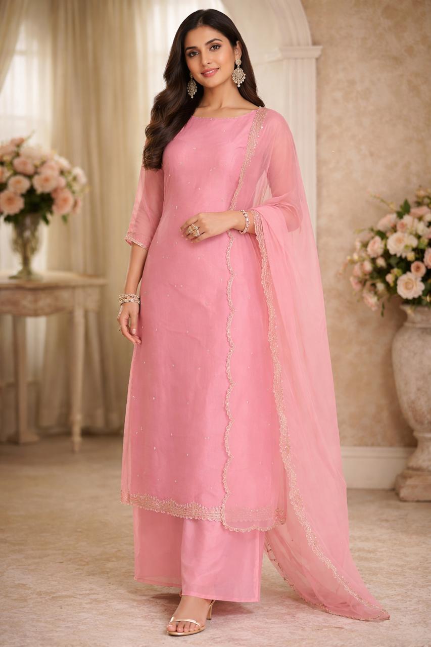 High-grade Pure Organza, which provides a stiff yet lightweight structure that holds its shape beautifully