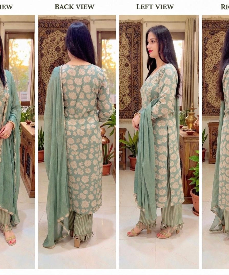 Muslin Suit Set