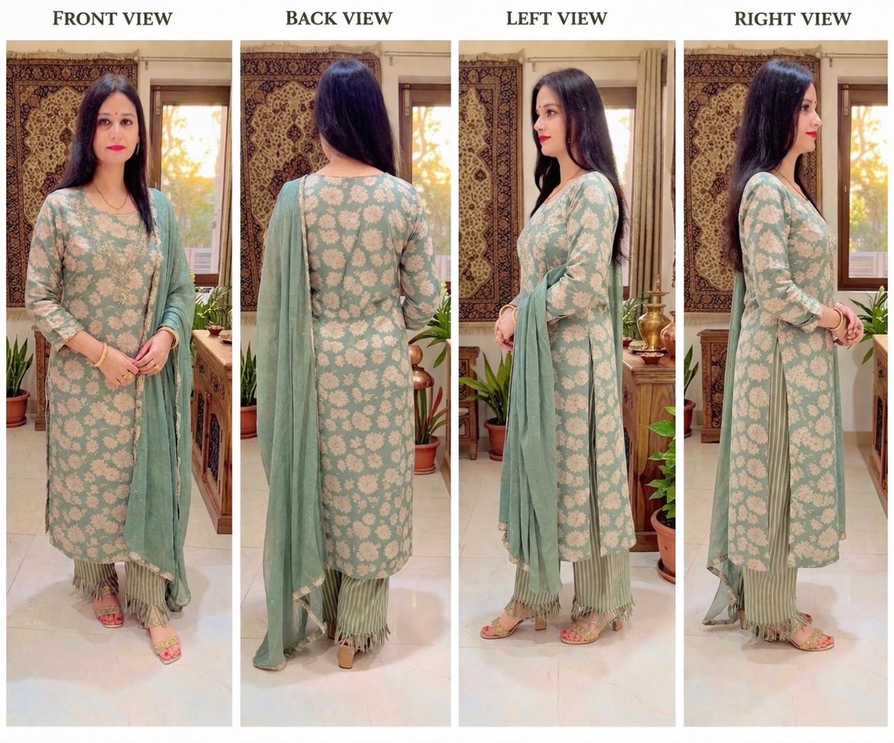 Muslin Suit Set