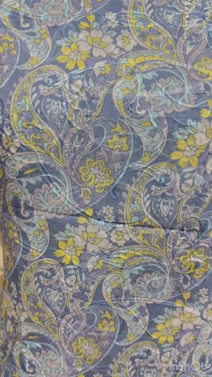 Printed georgette suit set that blends elegance with everyday sophistication.