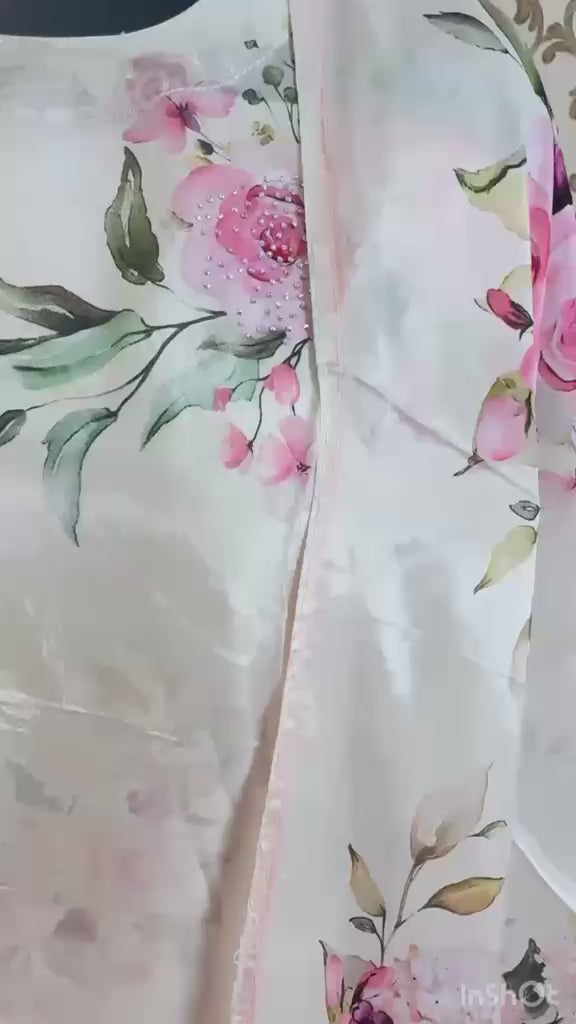 Soft premium fabric with floral print